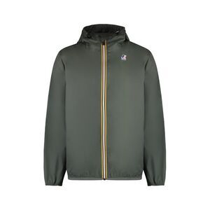 K-WAY Full-Zip Hooded Jacket Men GREEN Outerwear